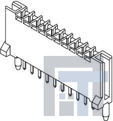 52674-1091 Проводные клеммы и зажимы 10CKT LCD PIN CONN