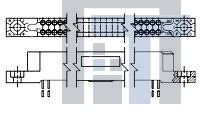 531148-4 Проводные клеммы и зажимы BOX RECP 180 POS C/E