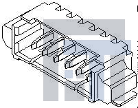 53261-0527 Проводные клеммы и зажимы 1.25 WtB Wafer Assy 5Ckt Black EmbsTpPkg