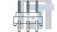 6447142-3 Проводные клеммы и зажимы BU CONN FS3 HEADER Q2 4P