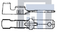 66144-3 Проводные клеммы и зажимы AMP TAB STRIP