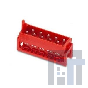 690157000472 Проводные клеммы и зажимы WR-MM 2.54mm IDC 4Pins Male Red