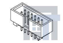 70246-0802 Проводные клеммы и зажимы 2.54mm CGrid Hdr Shr rd /Slt .76AuLF 8Ckt