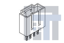 74095-0004 Проводные клеммы и зажимы SL COMPLIANT VT SHRD HEADER 4P TIN