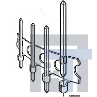 75403-001LF Проводные клеммы и зажимы BACKPANEL PINS