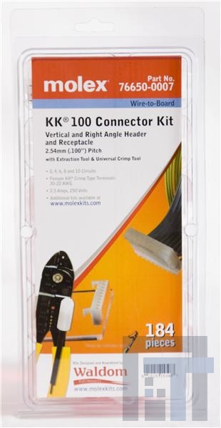 76650-0007 Проводные клеммы и зажимы SERVICE KIT 82PCS