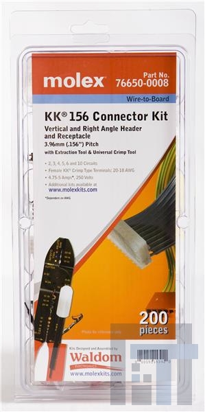 76650-0008 Проводные клеммы и зажимы SERVICE KIT 200 PCS