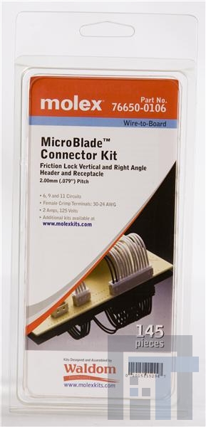 76650-0106 Проводные клеммы и зажимы MICROBLADE KIT DELUXE