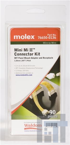 76650-0136 Проводные клеммы и зажимы MINI MI II KIT IDT