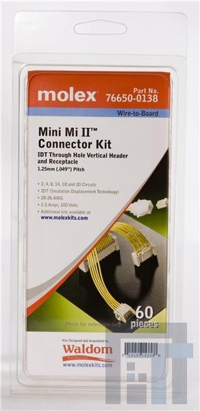 76650-0138 Проводные клеммы и зажимы MINI MI II KIT VERT TH