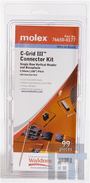 76650-0177 Проводные клеммы и зажимы CGRID3 WTB 1ROW KIT