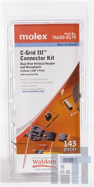 76650-0178 Проводные клеммы и зажимы CGRID3 WTB 2ROW KIT