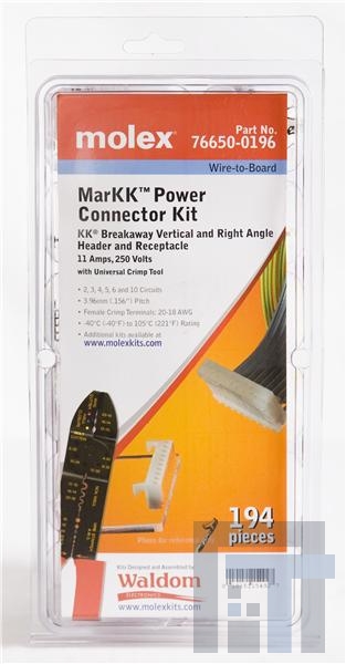 76650-0196 Проводные клеммы и зажимы MARKK WTB CONN KIT