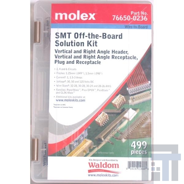 76650-0236 Проводные клеммы и зажимы Off the Board Kit SMT Solution