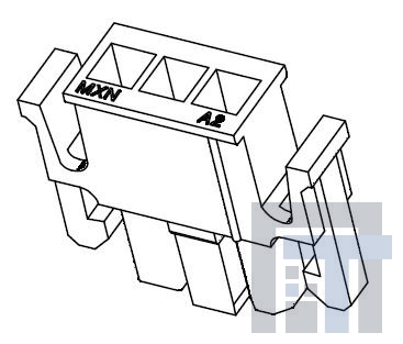 76819-0001 Проводные клеммы и зажимы 3 CKT MINIFITJR 2 END LATCHES