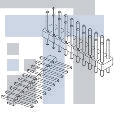 77313-424-12LF Проводные клеммы и зажимы BERGSTIK