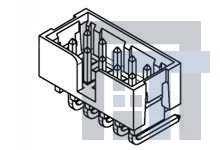 78046-1020 Проводные клеммы и зажимы 2mmMGrid ShrdHdr RA/ Slot&SdLck.38Au10Ckt