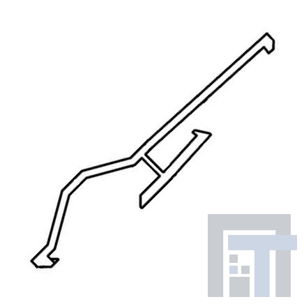 78242-003LF Проводные клеммы и зажимы LATCH FOR FLYING CONNECTOR SR