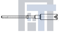 787874-1 Проводные клеммы и зажимы CHAMP JACKSCREW .8MM OVERMOLD