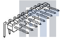 78938-103HLF Проводные клеммы и зажимы 3P UNSHROUDED HEADER RT ANGLE