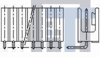 829163-5 Проводные клеммы и зажимы 5P MOD II SHROUDED HEADER RT ANG.