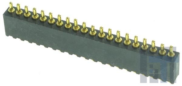 854-22-020-30-001101 Проводные клеммы и зажимы 20P 1R SURFACE MT .252 HEIGHT CONN