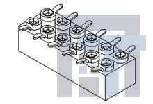 87263-0403 Проводные клеммы и зажимы MGrid B/E Rec W/Cap/ Pg .38AuLF 4Ckt