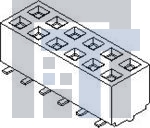 87381-1074 Проводные клеммы и зажимы 2mm Mgrid Rec Top/E W/OCvr .38AuLF 10Ckt