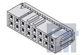 89947-106LF Проводные клеммы и зажимы IDC Recept, 6P,.76um W/Out Central Key