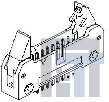 90571-2261 Проводные клеммы и зажимы 26P 2R VERT HEADER SHROUDED