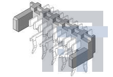 91714-0010 Проводные клеммы и зажимы R/A PICOFLEX HIGH TE MP HEADER 1.27 PITCH