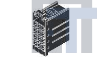 917249-1 Проводные клеммы и зажимы 20 POS RECPT 5.08 4 ROW