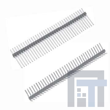 929834-01-01-RK Проводные клеммы и зажимы 1P PIN STRIP HEADER STRAIGHT, TIN, 1ROW