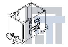 94240-3818 Проводные клеммы и зажимы HEADER GREY THRU HOLE W/PEGS 18 CKT