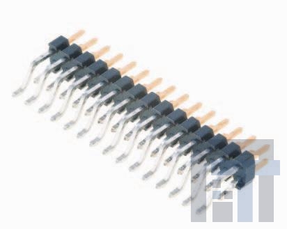 951220-4620-AR-PR Проводные клеммы и зажимы 20P PIN STRIP HDR 2R RA SMT SN