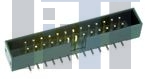 957250-2000-AR-PT Проводные клеммы и зажимы 2X2 BOX HEADER 50 CNTCT TUBE W/ PAD