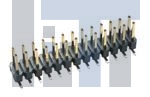 961103-6300-AR-TP Проводные клеммы и зажимы 3P STR SMT SR GOLD 5.3MM MATING PIN