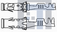 962952-1 Проводные клеммы и зажимы 4MM SOCKET CONTACT