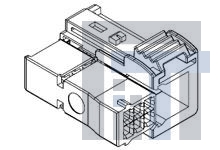 98298-0003 Проводные клеммы и зажимы MOX Rcpt Hsg Wire Brk PBT Grn DR 3Ckt