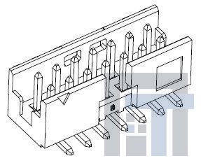 98424-G52-04LF Проводные клеммы и зажимы Shrd Hdr, SMT,Dbl Rw 4P, Vertical, .76um