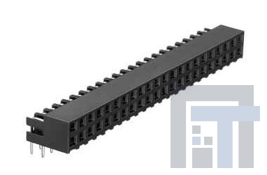 A3-10DA-2SV(71) Проводные клеммы и зажимы 10POS VERT SMT RECPT SEL GLD PLT NO BOSS