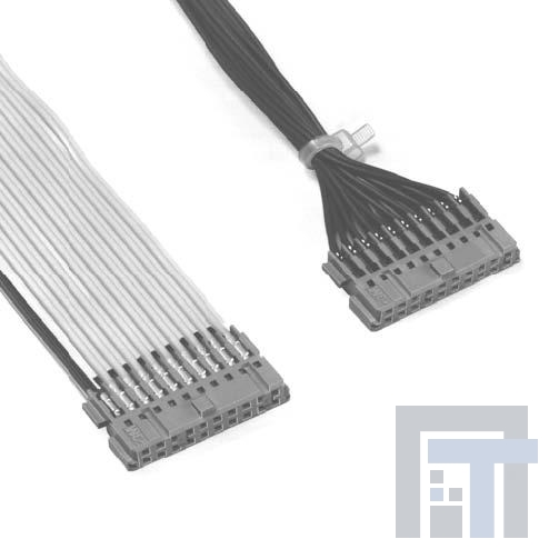 CHG-2030-J01010-KCP Проводные клеммы и зажимы 30P PLRZD IDC SOCKET 26 AND 28 AWG