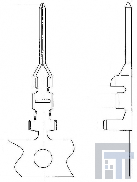 DF11-EP2428PCA Проводные клеммы и зажимы MALE CONTACT GLD 24-28AWG LOOSE