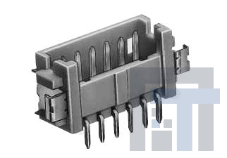 DF13-7P-1.25H(50) Проводные клеммы и зажимы 1.25MM RA PIN HEADER 7P SMT GOLD