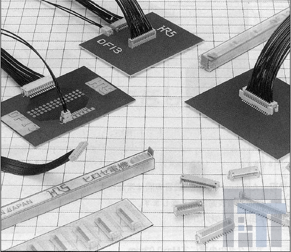 DF13A-20DP-1.25V(91) Проводные клеммы и зажимы 20P DBL ROW PIN HDR STRAIGHT SMT