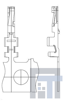 DF19-3032SCFA Проводные клеммы и зажимы MALE CONTACT GOLD 30-32 AWG