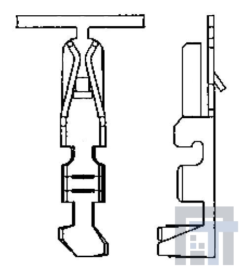 DF1E-2022SCF Проводные клеммы и зажимы 20-22 AWG FEMALE CRIMP CONTACT TIN