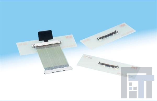 DF80-40S-0.5V(52) Проводные клеммы и зажимы 40P RCPT STRT SMT 0.5mm PITCH