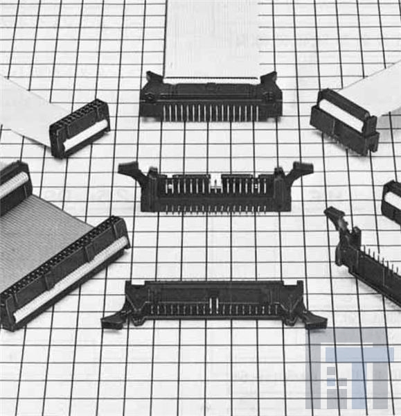 HIF3B-40D-2.54R Проводные клеммы и зажимы 40P IDC RIBB CBL CON SOCKET ID TYPE