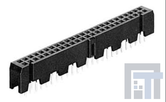 HIF3FB-40DA-2.54DSA(71) Проводные клеммы и зажимы 40P STRT SOCKET T/H LOW PROF CON GLD PLT